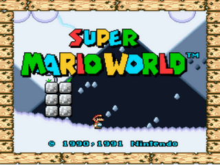 Super Mario World - Dream Edition Title Screen